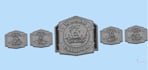 create a custom wrestling belt 3d model