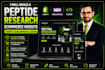 build a professional peptide research ecommerce website