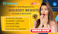 setup godaddy ecommerce website, godaddy bug fixing and  wordpress bug fixing
