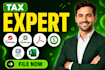 accurate annual tax returns via quickbooks