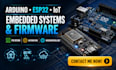 develop arduino, esp32, iot, embedded systems, firmware, custom pcb design