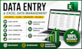 data entry,data cleaning,pdf to excle and data analysis