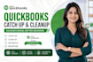 do accounting setup and clean up bookkeeping using quickbooks and xero