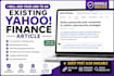 add your link to an existing yahoo finance article