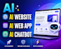 do ai website development, ai web application, ai software and chatbot