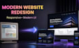 redesign your website with a modern responsive UI