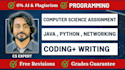 do computer science java, cpp, python programming tasks and projects