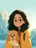 draw cartoon portrait in disney cartoon illustration