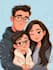create a disney cartoon illustration
