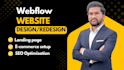 build, redesign, and customize your webflow website