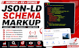 implement json ld schema markup for your website SEO