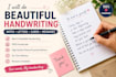 write beautiful handwritten notes letters cards and messages