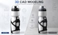 design bottle containers packaging and plastic product 3d cad modeling solidwork