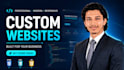 do custom full stack website development as a full stack developer