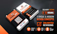 create 5 unique professional business card design concepts