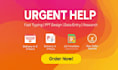 be your virtual assistant for typing, PPT, and urgent tasks