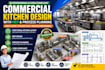 commercial kitchen design with mep and process planning