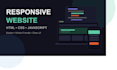build a responsive website using HTML CSS and javascript