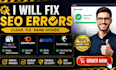 fix google search console, semrush, ahref and screaming frog errors