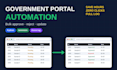 automate approve, reject and update tasks on any gov portal