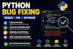 fix bugs and errors in your python code