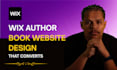 design a wix author website to showcase and sell your books, children book