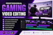 do professional gaming video editing