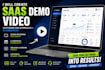 create a saas product demo ,software walkthrough, and UI animation