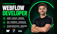be your webflow developer for webflow cms website development and landing page