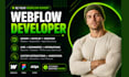 develop a responsive webflow website cms integration and custom interactions