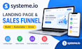 build a systeme io landing page and sales funnel