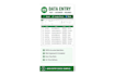 accurate data entry copy paste and web research