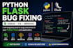 fix bugs and errors in your python flask web application