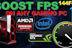 optimize your PC, remove lag, boost fps, and fix stuttering
