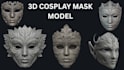 create custom 3d mask models, cosplay masks and printable stl files