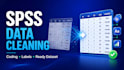 clean and code survey statistical data in spss with data preparation