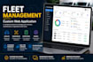 develop a custom fleet management web application