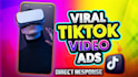 create viral tik tok video ads, dropshipping facebook ads creatives