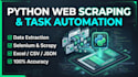 build custom python scripts for automation and web scraping