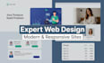 build a modern responsive 1 page business website