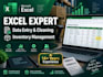 do professional excel data entry, data cleaning, and inventory setup