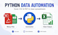 automate your excel CSV and PDF data entry with python