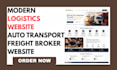 logistics website trucking website freight website cargo website dispatch webs