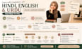 teach hindi, english and urdu online