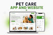 develop pet care app and website, and veterinary clinic app