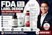 design fda compliant food supplement and cosmetic product labels
