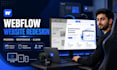 design webflow website redesign responsive website, webflow website expert