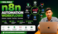 build n8n automation workflows and API integrations