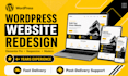 redesign or recreate your wordpress website with elementor pro