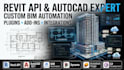 develop custom revit api plugin, autocad addin integrations, and bim automation